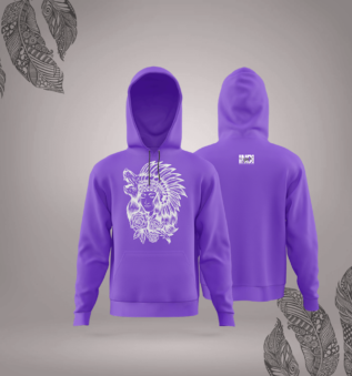 Hoodie India Floral