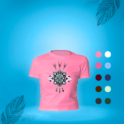 Camiseta Mujer Rosa Flechada