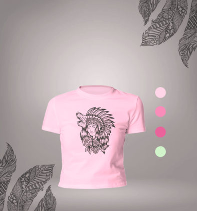 Camiseta Mujer India Floral